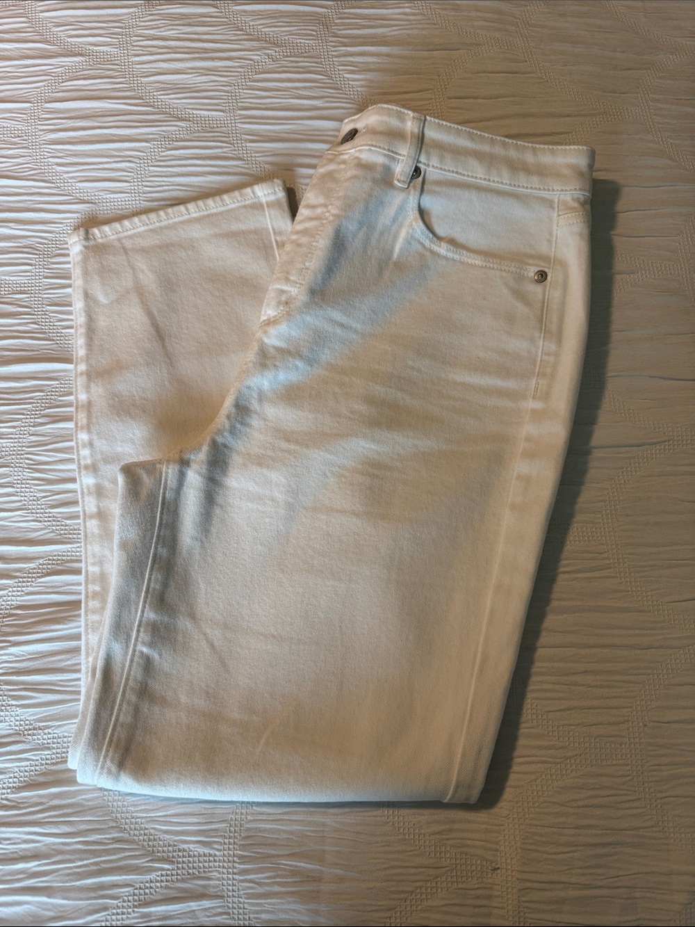 LOFT “The Slim” White Jeans